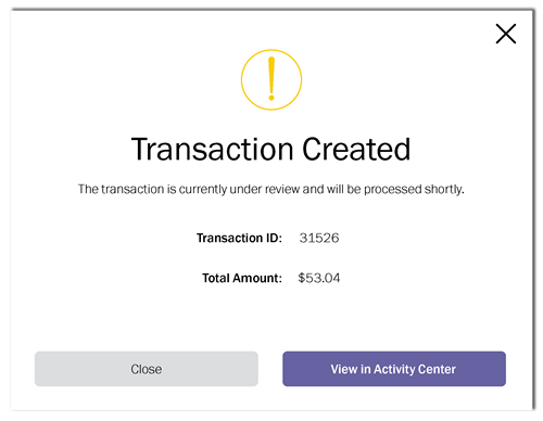 TransactionCreated TransactionCreated