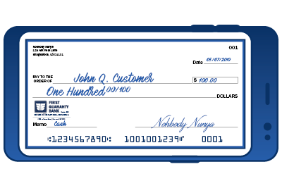 Snap Snap a photo of your check