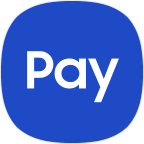 Samsung Pay Icon with Blue Background