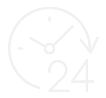 Clock with Number 24