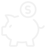 piggy-bank white piggy-bank white