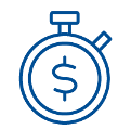 time-is-money Stopwatch with Dollar Sign in Center